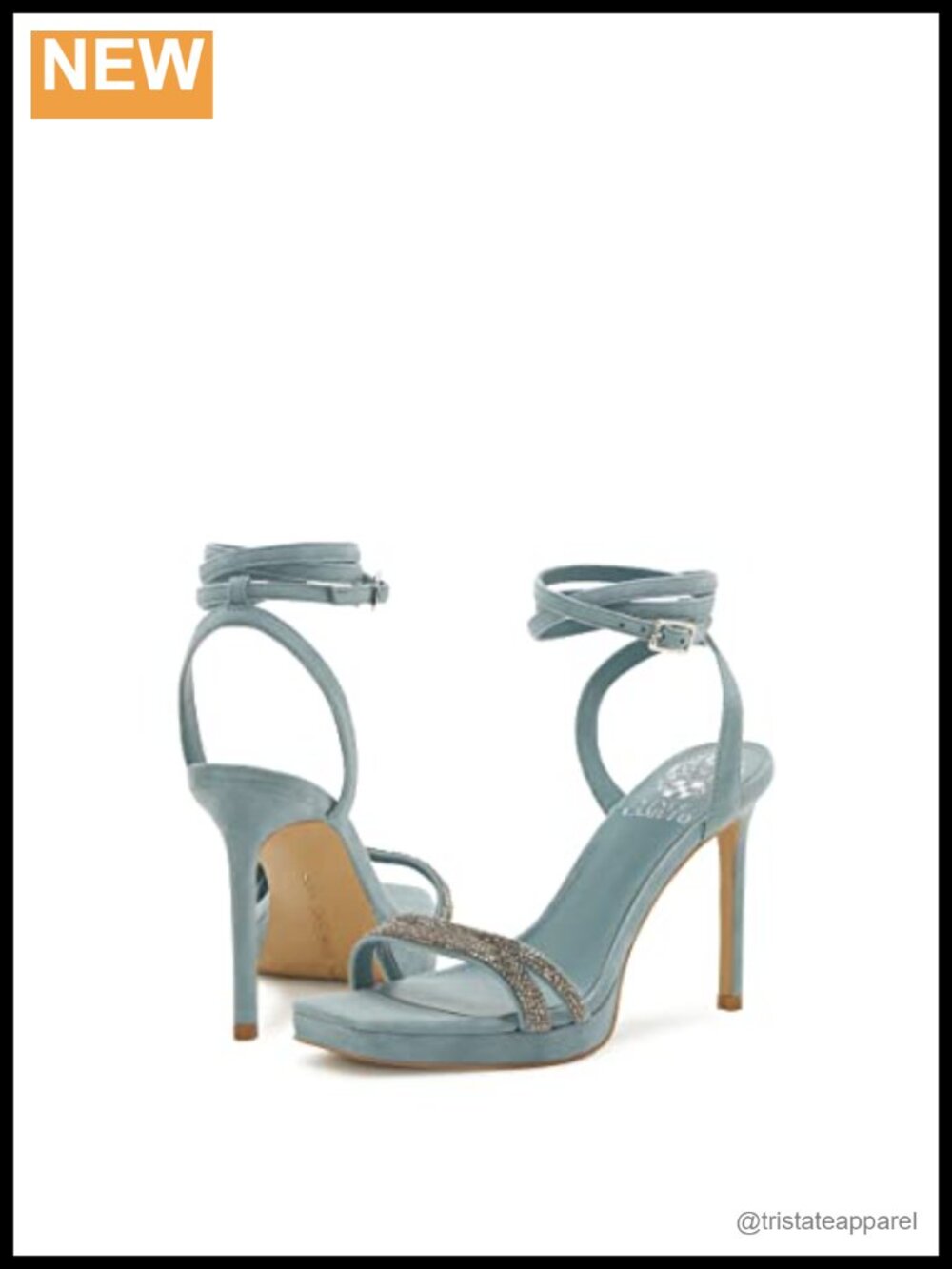 Suede Stiletto Heeled Sandals with Adjustable Ankle Strap Buckle Closure